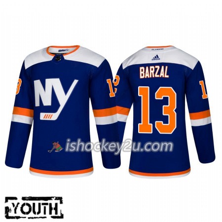 Børn NHL New York Islanders Trøje Mathew Barzal 13 Adidas 2018-19 Alternate Authentic